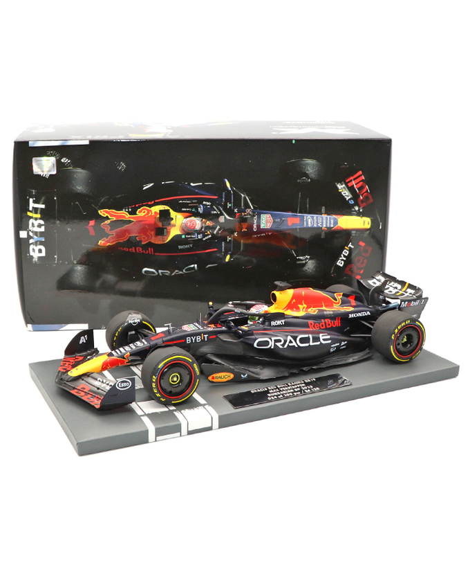 フェルスタッペン別注 ミニチャンプス 1/18スケール オラクル レッドブル レーシング ホンダ RB19 マックス・フェルスタッペン 2023年 ハンガリーGP 優勝 /ARB/23f1m拡大画像