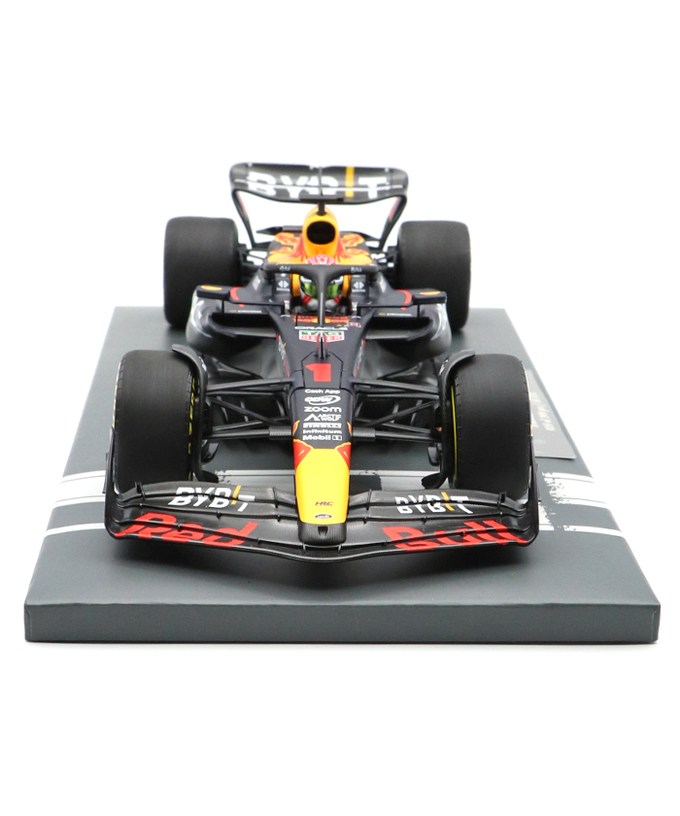 フェルスタッペン別注 ミニチャンプス 1/18スケール オラクル レッドブル レーシング ホンダ RB19 マックス・フェルスタッペン 2023年 ハンガリーGP 優勝 /ARB/23f1m拡大画像