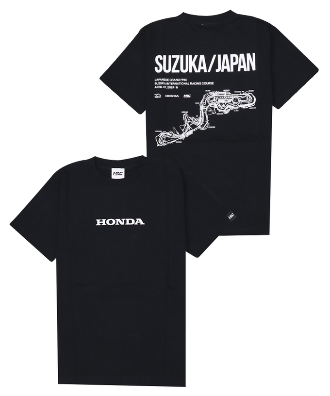 【30%オフセール】ホンダ F1参戦 60周年記念 HONDA SUZUKA JAPAN Tシャツ ブラック拡大画像