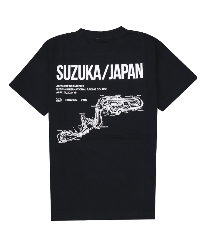 【30%オフセール】ホンダ F1参戦 60周年記念 HONDA SUZUKA JAPAN Tシャツ ブラック拡大画像