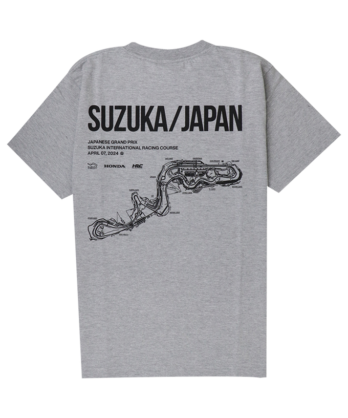 【30%オフセール】ホンダ F1参戦 60周年記念 HONDA SUZUKA JAPAN Tシャツ グレー拡大画像