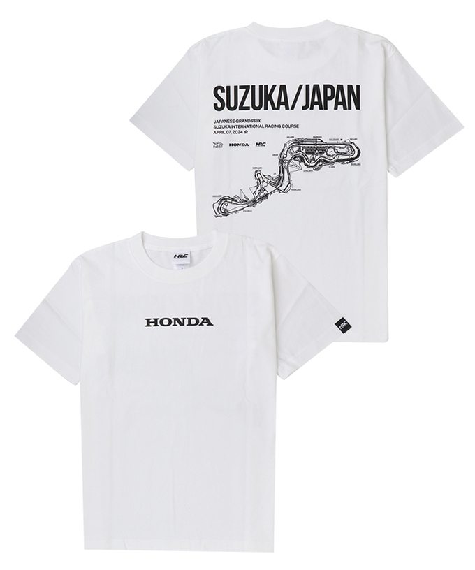 【30%オフセール】ホンダ F1参戦 60周年記念 HONDA SUZUKA JAPAN Tシャツ ホワイト拡大画像