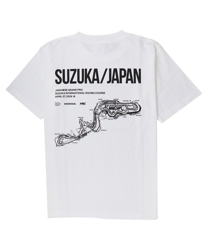 【30%オフセール】ホンダ F1参戦 60周年記念 HONDA SUZUKA JAPAN Tシャツ ホワイト拡大画像