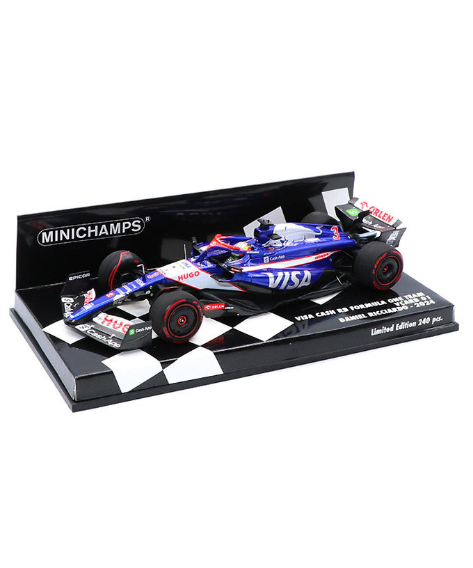 ミニチャンプス 1/43スケール VISA CASH APP RB F1 ホンダ VCARB 01 ダニエル・リカルド 2024年拡大画像