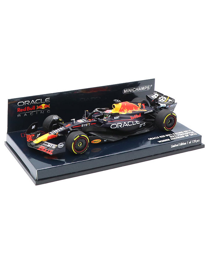 ミニチャンプス 1/43スケール オラクル レッドブル レーシング ホンダ RB19 マックス・フェルスタッペン 2023年 オーストリアGP 優勝 /ARB/23f1m拡大画像