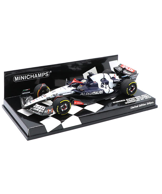 ミニチャンプス 1/43スケール スクーデリア アルファタウリ AT04 ダニエル・リカルド 2023年 ハンガリーGP  /23f1m拡大画像