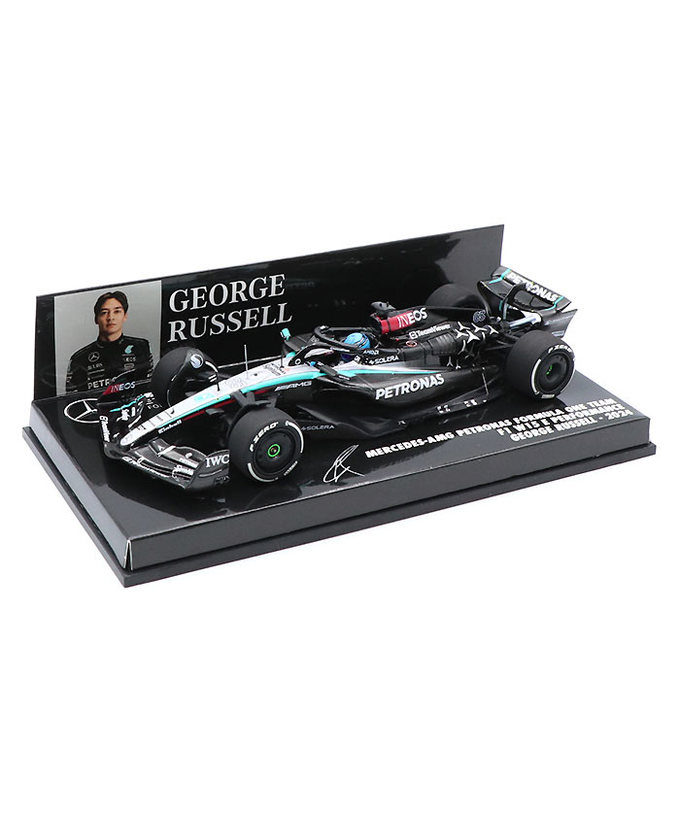 ミニチャンプス 1/43スケール メルセデス AMG ペトロナス F1 W15 E パフォーマンス ジョージ・ラッセル 2024年拡大画像