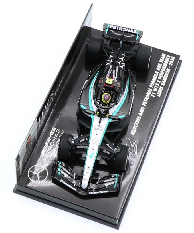 ミニチャンプス 1/43スケール メルセデス AMG ペトロナス F1 W15 E パフォーマンス ルイス・ハミルトン 2024年拡大画像