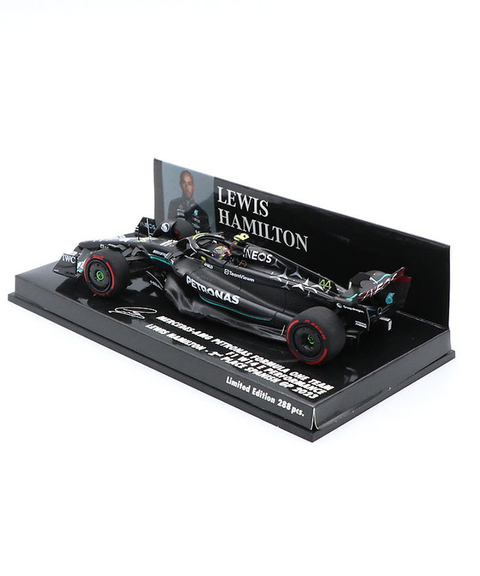 ミニチャンプス 1/43スケール メルセデス AMG ペトロナス F1 W14 E パフォーマンス ルイス・ハミルトン 2023年 スペインGP 2位入賞 /23f1m拡大画像