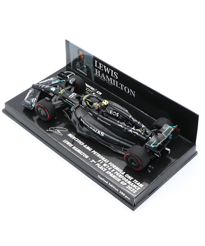 ミニチャンプス 1/43スケール メルセデス AMG ペトロナス F1 W14 E パフォーマンス ルイス・ハミルトン 2023年 スペインGP 2位入賞 /23f1m拡大画像