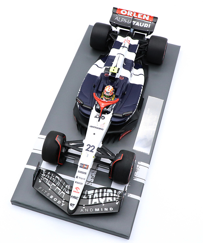 ミニチャンプス 1/18スケール スクーデリア アルファタウリ ホンダ AT04 角田裕毅 2023年 /23f1m拡大画像