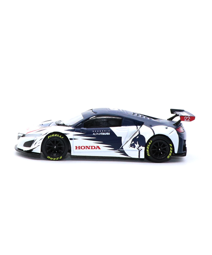 MINIGT 1/64スケール ホンダ NSX GT3 EVO アルファタウリ2023年 レッドブル フォーミュラ ニュルブルクリンク 角田裕毅拡大画像