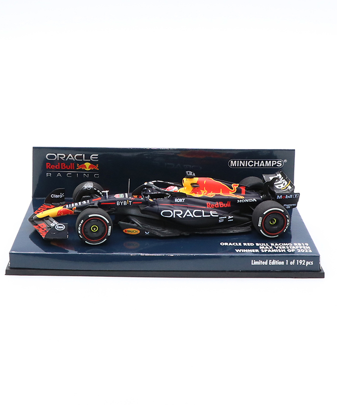 ミニチャンプス 1/43スケール オラクル レッドブル レーシング ホンダ RB19 マックス・フェルスタッペン 2023年 スペインGP 優勝 /ARB/23f1m拡大画像