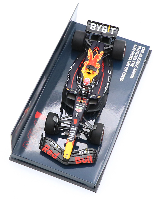 ミニチャンプス 1/43スケール オラクル レッドブル レーシング ホンダ RB19 マックス・フェルスタッペン 2023年 スペインGP 優勝 /ARB/23f1m拡大画像