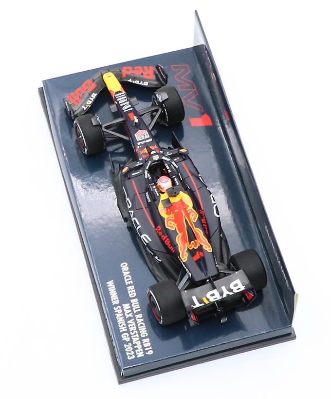 ミニチャンプス 1/43スケール オラクル レッドブル レーシング ホンダ RB19 マックス・フェルスタッペン 2023年 スペインGP 優勝 /ARB/23f1m拡大画像