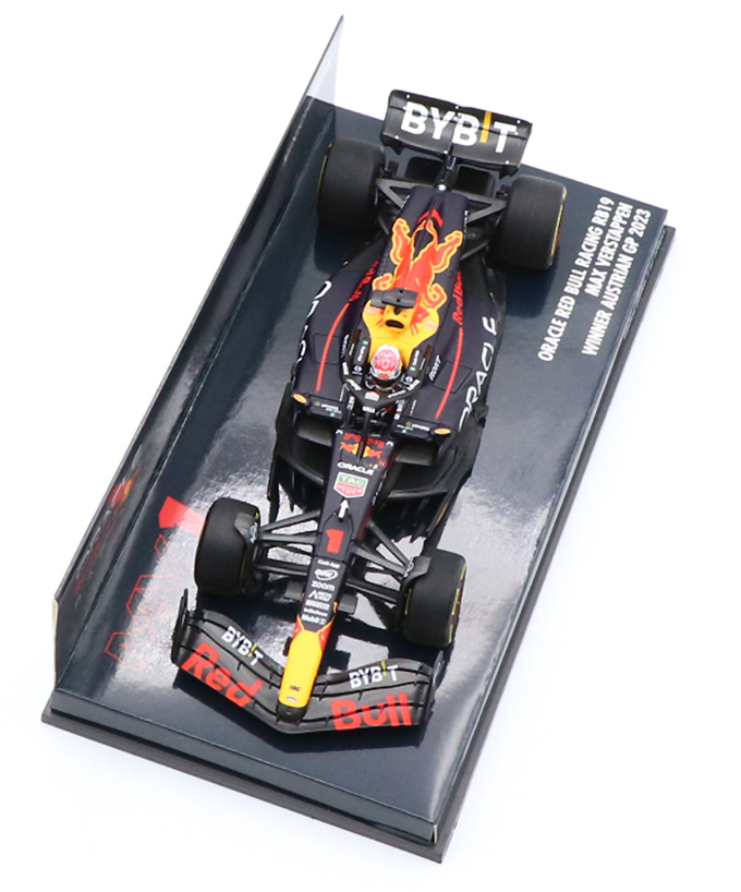 ミニチャンプス 1/43スケール オラクル レッドブル レーシング ホンダ RB19 マックス・フェルスタッペン 2023年 オーストリアGP 優勝 /ARB/23f1m拡大画像