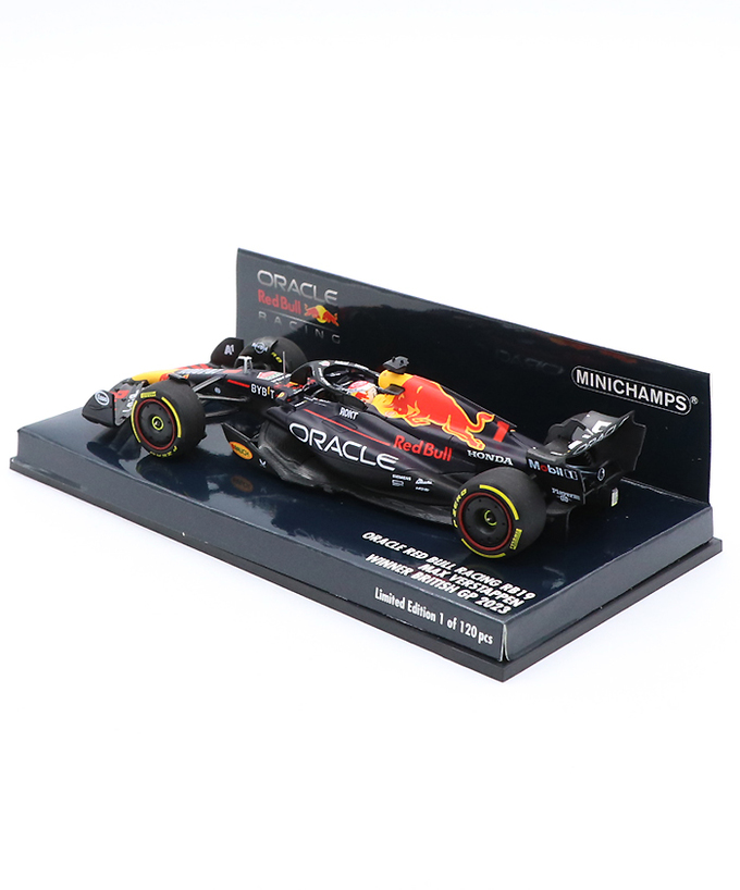 ミニチャンプス 1/43スケール オラクル レッドブル レーシング ホンダ RB19 マックス・フェルスタッペン 2023年 イギリスGP 優勝 /ARB/23f1m拡大画像