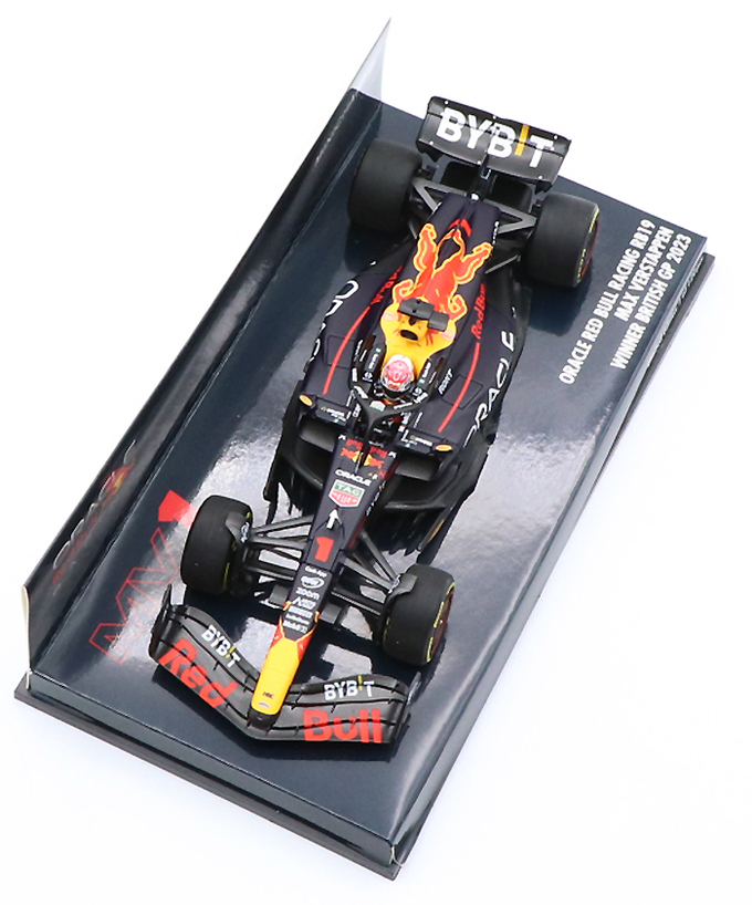 ミニチャンプス 1/43スケール オラクル レッドブル レーシング ホンダ RB19 マックス・フェルスタッペン 2023年 イギリスGP 優勝 /ARB/23f1m拡大画像