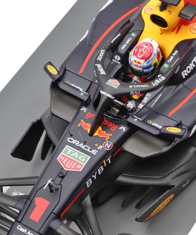 フェルスタッペン別注 ミニチャンプス 1/18スケール オラクル レッドブル レーシング ホンダ RB19 マックス・フェルスタッペン 2023年 イタリアGP 優勝 /ARB/23f1m拡大画像