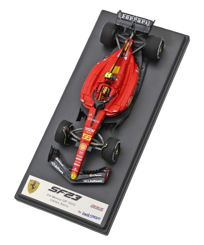 ルックスマート 1/43スケール フェラーリ SF23 カルロス・サインツ 2023年 イタリアGP /23f1m拡大画像