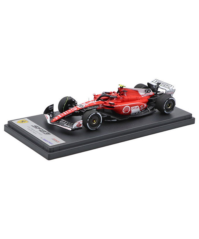 ルックスマート 1/43スケール フェラーリ SF23 カルロス・サインツ 2023年 ラスベガスGP /23f1m拡大画像