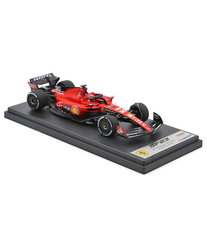 ルックスマート 1/43スケール フェラーリ SF23 シャルル・ルクレール 2023年 シンガポールGP 4位入賞/23f1m拡大画像