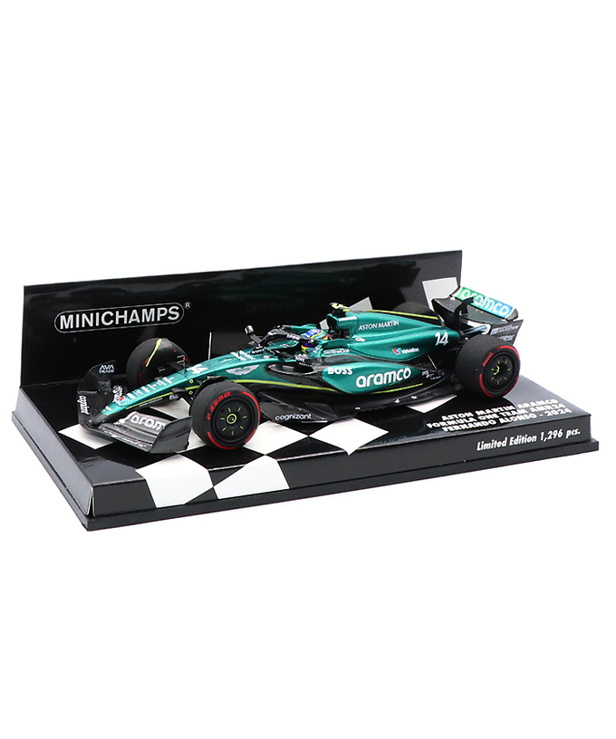 ミニチャンプス 1/43スケール アストンマーチン アラムコ F1 チーム AMR24 フェルナンド・アロンソ 2024年 /24f1m拡大画像