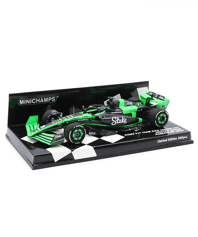 ミニチャンプス 1/43スケール ステーク F1 チーム KICK ザウバー C44 バルテリ・ボッタス 2024年 バーレーンGP /24f1m拡大画像