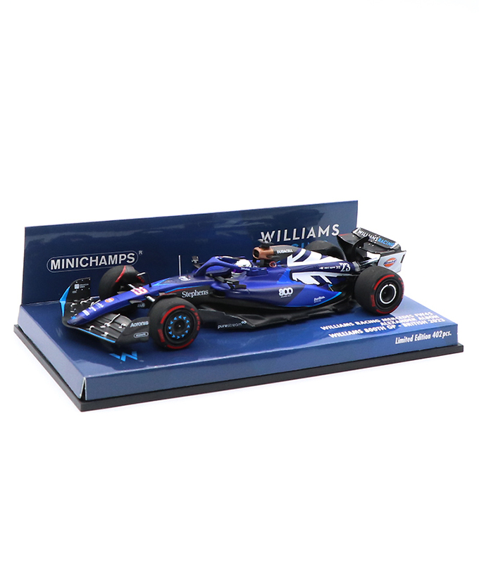 ミニチャンプス 1/43スケール ウィリアムズ レーシング FW45 アレクサンダー・アルボン 2023年 イギリスGP ウィリアムズ 参戦800GP /23f1m拡大画像