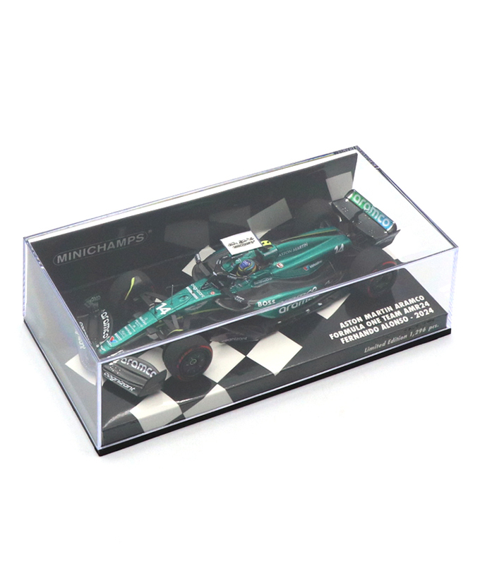 ミニチャンプス 1/43スケール アストンマーチン アラムコ F1 チーム AMR24 フェルナンド・アロンソ 2024年 /24f1m拡大画像