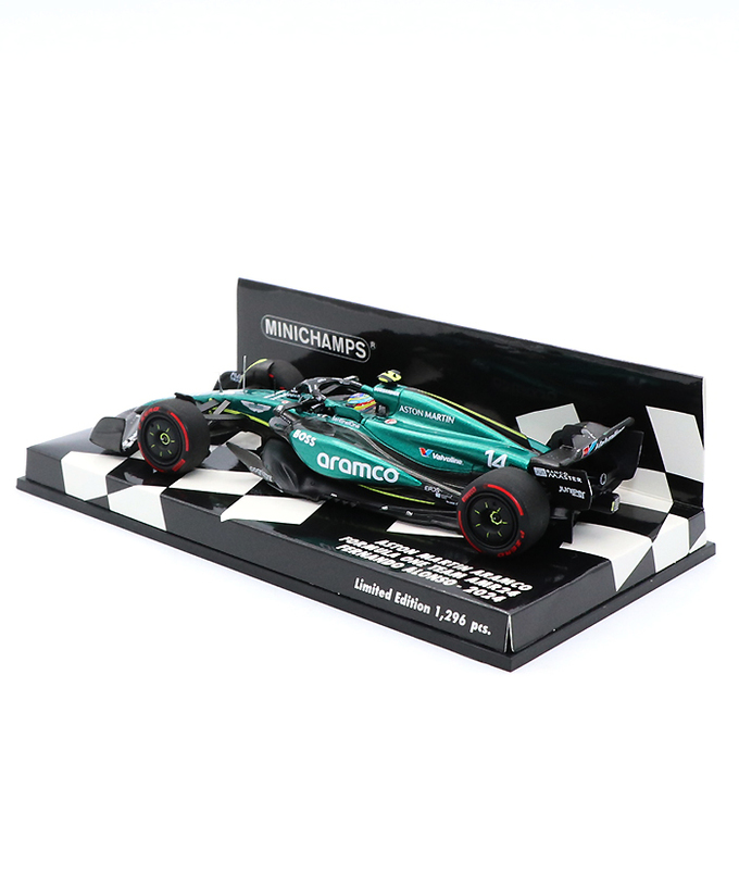 ミニチャンプス 1/43スケール アストンマーチン アラムコ F1 チーム AMR24 フェルナンド・アロンソ 2024年 /24f1m拡大画像