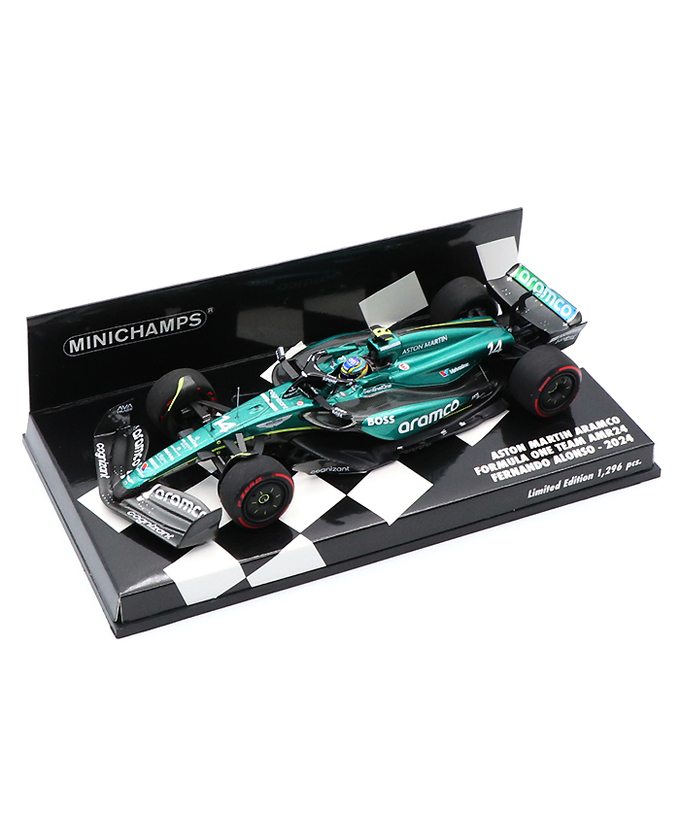 ミニチャンプス 1/43スケール アストンマーチン アラムコ F1 チーム AMR24 フェルナンド・アロンソ 2024年 /24f1m拡大画像