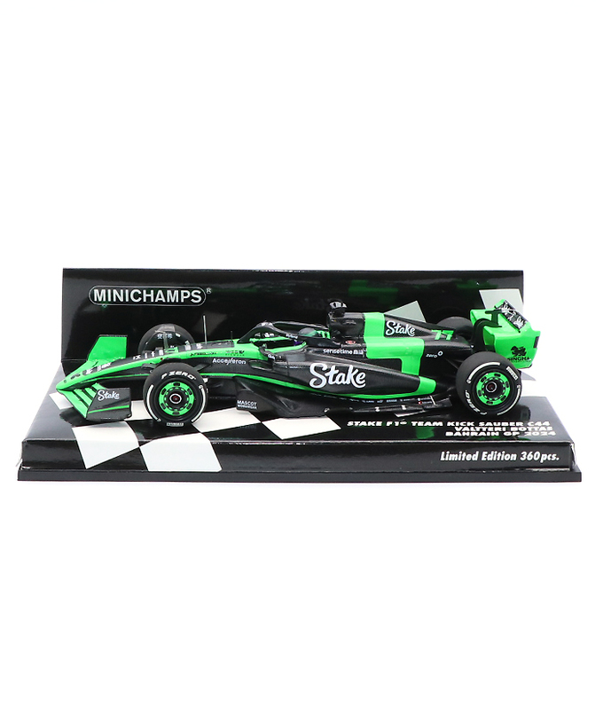 ミニチャンプス 1/43スケール ステーク F1 チーム KICK ザウバー C44 バルテリ・ボッタス 2024年 バーレーンGP /24f1m拡大画像