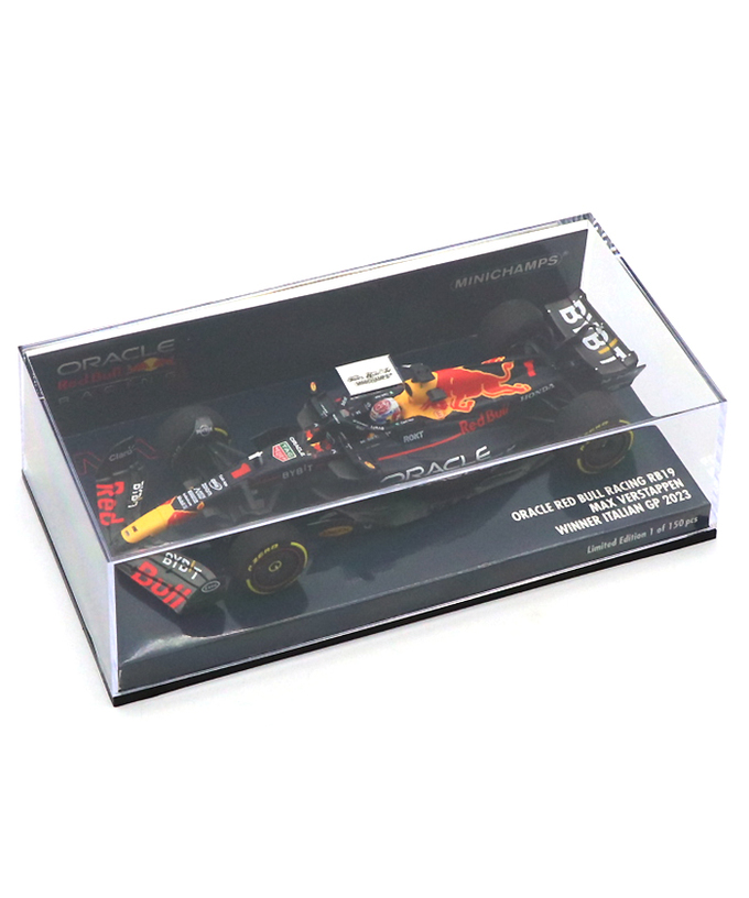 ミニチャンプス 1/43スケール オラクル レッドブル レーシング ホンダ RB19 マックス・フェルスタッペン 2023年 イタリアGP 優勝 /ARB/23f1m拡大画像