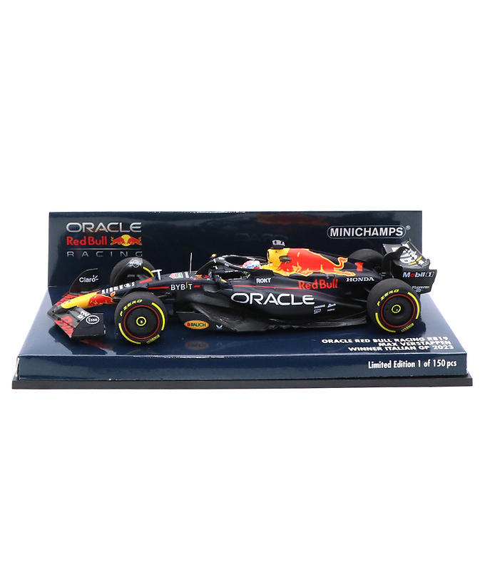 ミニチャンプス 1/43スケール オラクル レッドブル レーシング ホンダ RB19 マックス・フェルスタッペン 2023年 イタリアGP 優勝 /ARB/23f1m拡大画像