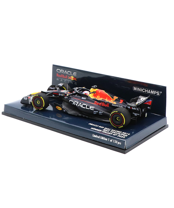 ミニチャンプス 1/43スケール オラクル レッドブル レーシング ホンダ RB19 マックス・フェルスタッペン 2023年 イタリアGP 優勝 /ARB/23f1m拡大画像