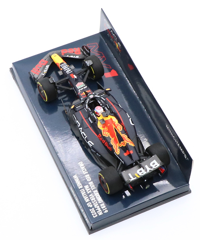 ミニチャンプス 1/43スケール オラクル レッドブル レーシング ホンダ RB19 マックス・フェルスタッペン 2023年 イタリアGP 優勝 /ARB/23f1m拡大画像