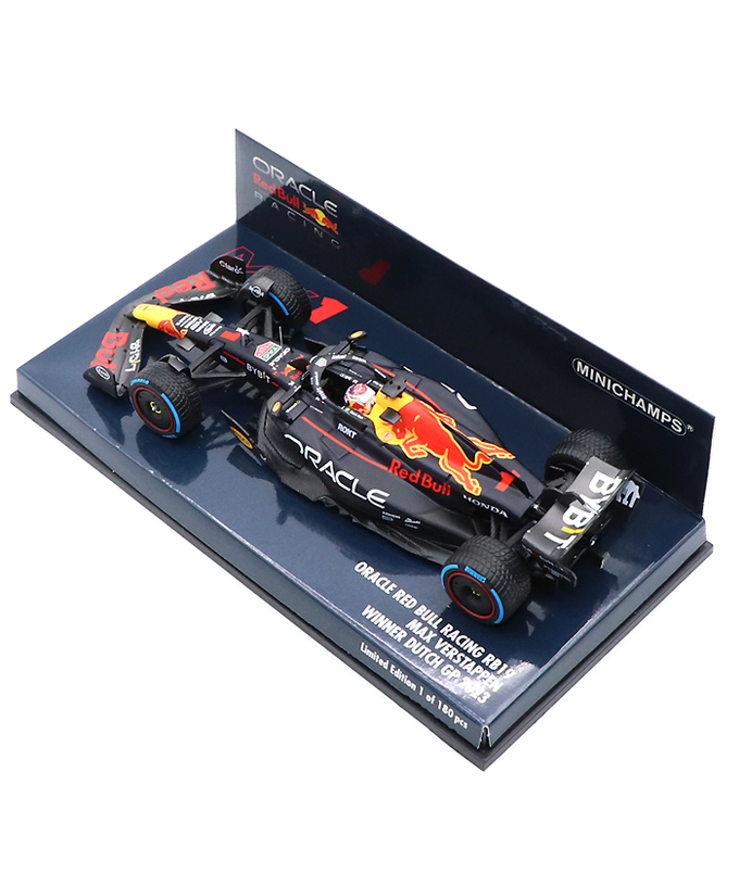 ミニチャンプス 1/43スケール オラクル レッドブル レーシング ホンダ RB19 マックス・フェルスタッペン 2023年 オランダGP 優勝 /ARB/23f1m拡大画像