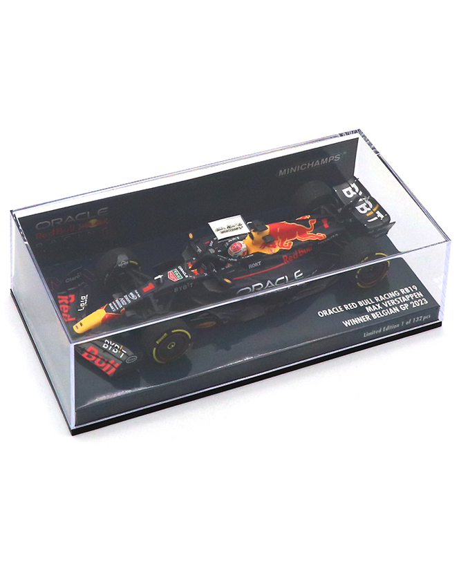 ミニチャンプス 1/43スケール オラクル レッドブル レーシング ホンダ RB19 マックス・フェルスタッペン 2023年 ベルギーGP 優勝 /ARB/23f1m拡大画像