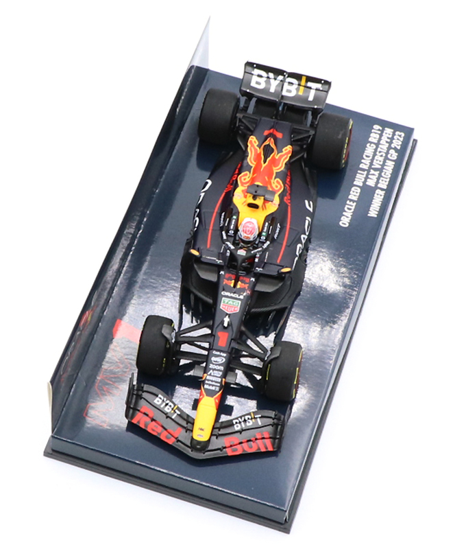 ミニチャンプス 1/43スケール オラクル レッドブル レーシング ホンダ RB19 マックス・フェルスタッペン 2023年 ベルギーGP 優勝 /ARB/23f1m拡大画像