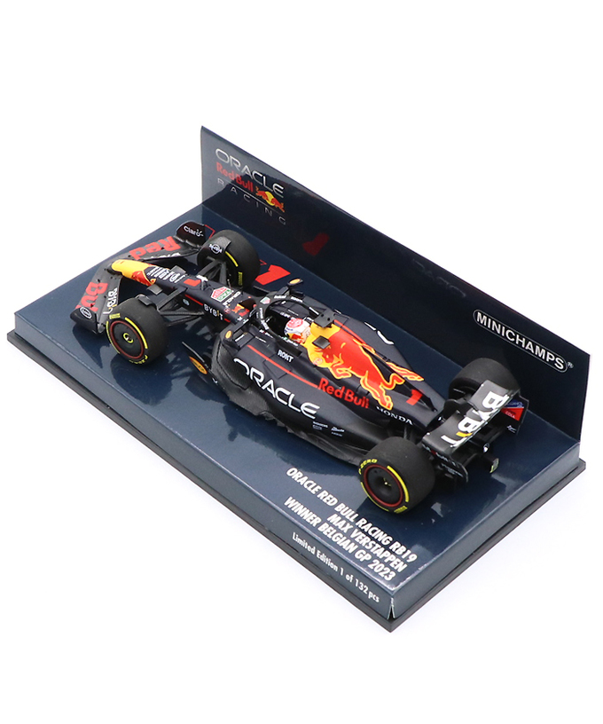 ミニチャンプス 1/43スケール オラクル レッドブル レーシング ホンダ RB19 マックス・フェルスタッペン 2023年 ベルギーGP 優勝 /ARB/23f1m拡大画像