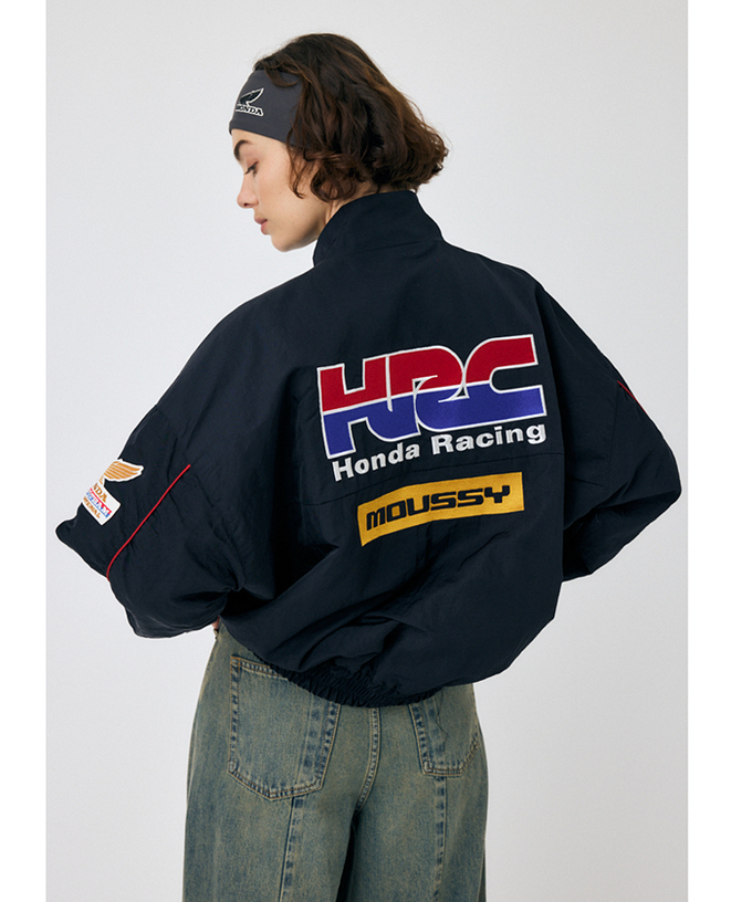 ホンダ HRC MOUSSY ブルゾン ブラック拡大画像