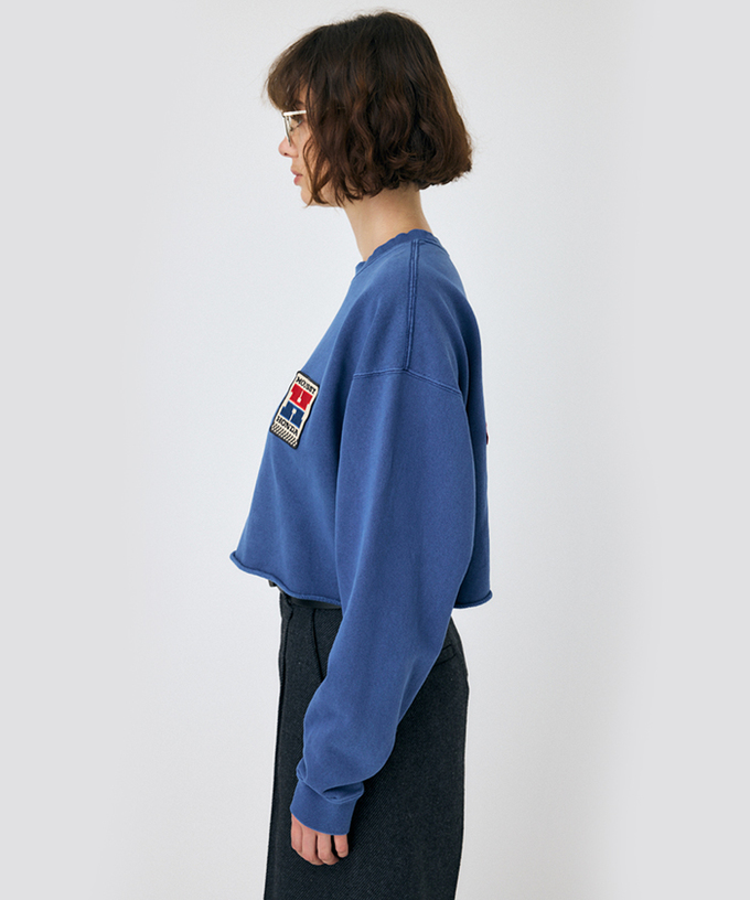 ホンダ HRC MOUSSY CROPPED プルオーバー ブルー拡大画像