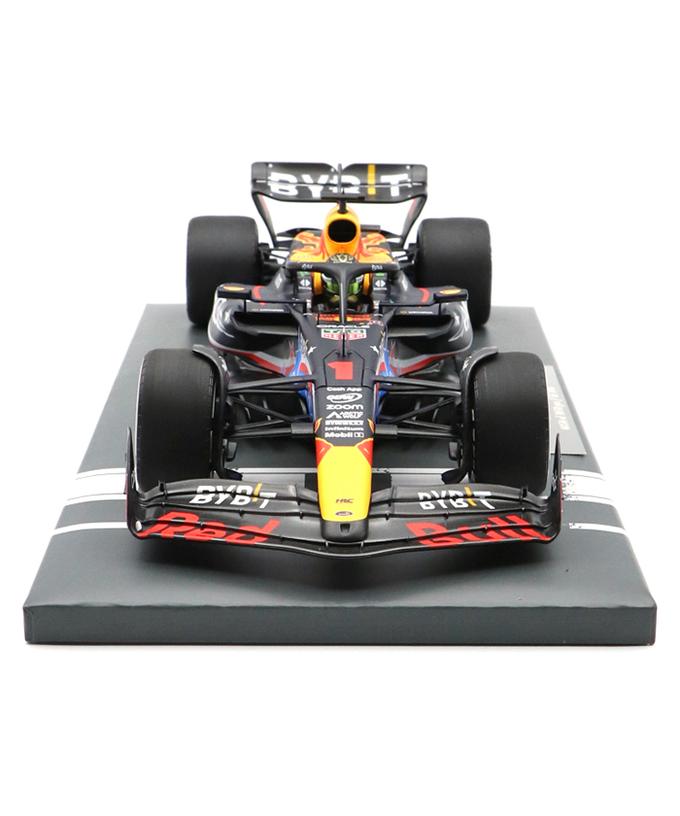 フェルスタッペン別注 ミニチャンプス 1/18スケール オラクル レッドブル レーシング ホンダ RB19 マックス・フェルスタッペン 2023年 アメリカGP 優勝 /ARB/23f1m拡大画像