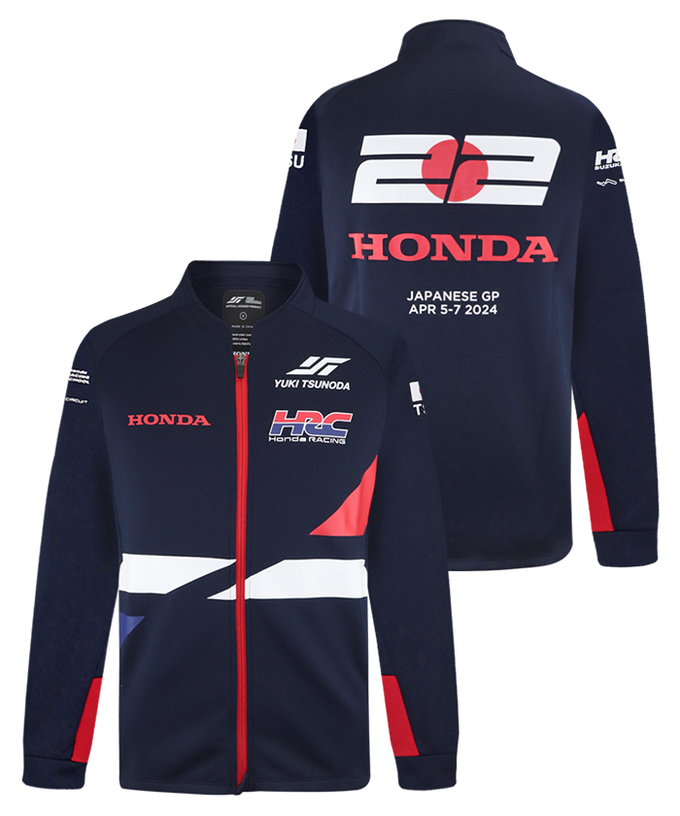 【50%オフセール】角田裕毅 x HRC Honda RACING コラボ シェル ジャケット 日の丸 2024拡大画像