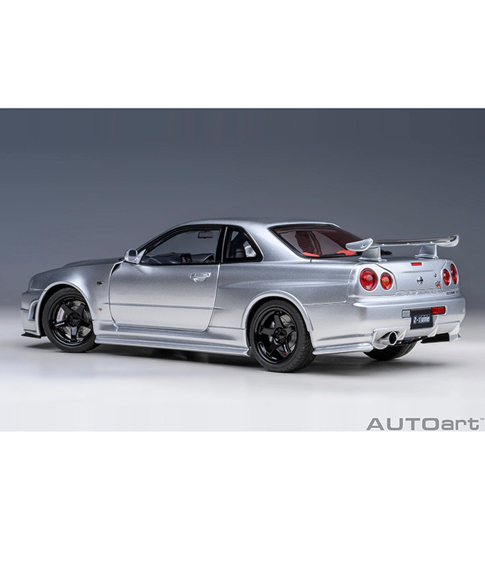 【30%オフセール】オートアート 1/18スケール ニスモ R34 GT-R Z-tune （Z-tune シルバー）/msl拡大画像