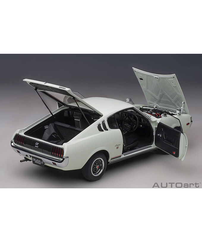 【30%オフセール】オートアート 1/18スケール トヨタ セリカ リフトバック 2000GT （RA25） 1973 （ホワイト）/msl拡大画像