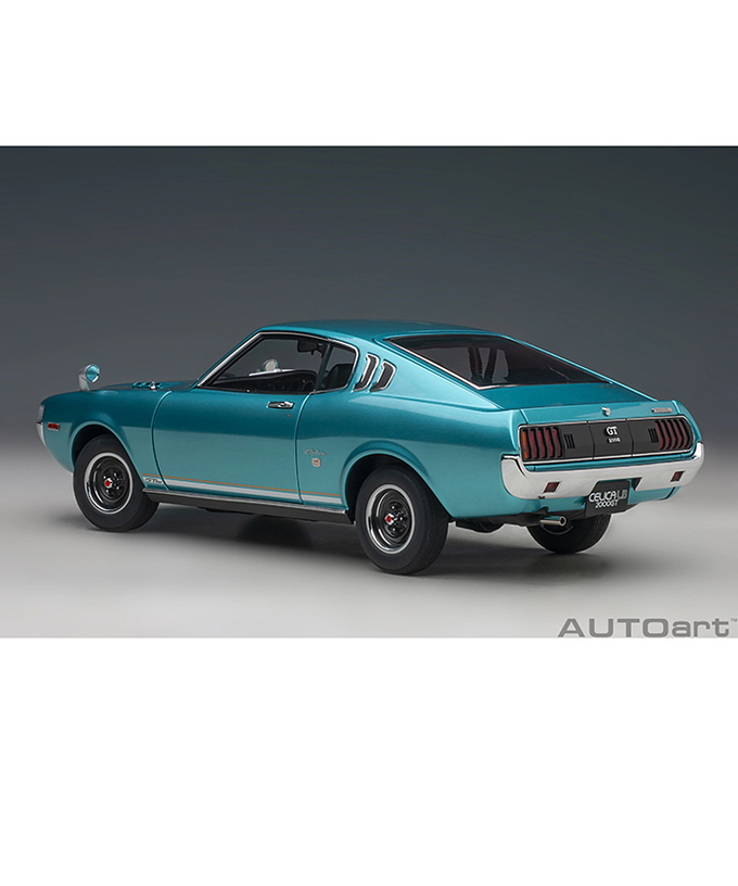 【30%オフセール】オートアート 1/18スケール トヨタ セリカ リフトバック 2000GT （RA25） 1973 （ターコイズブルー・メタリック）/msl拡大画像