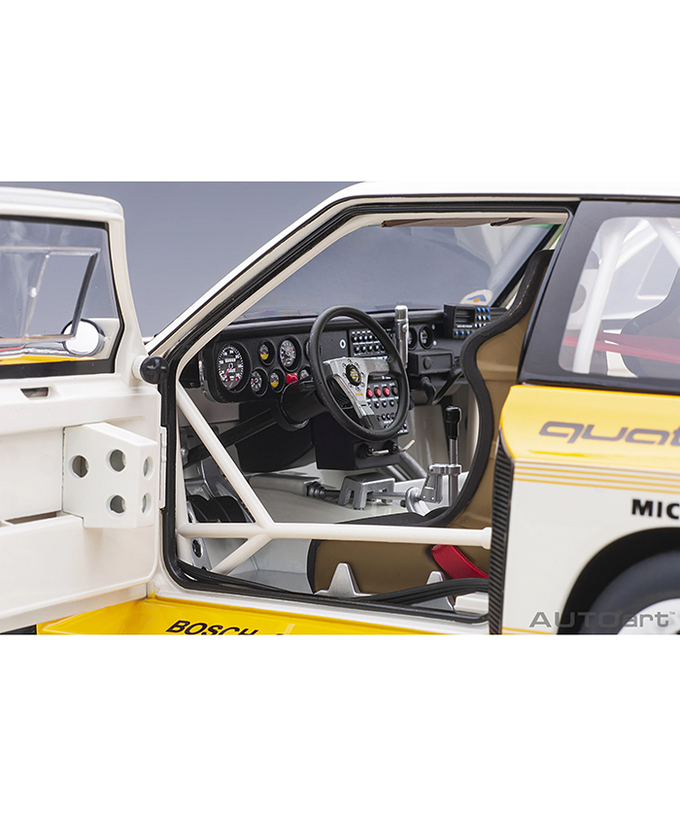 【30%オフセール】オートアート 1/18スケール アウディ スポーツクワトロ S1 WRC 1985 #5 （ロール／ガイストドルファー） サンレモ・ラリー優勝 /msl拡大画像