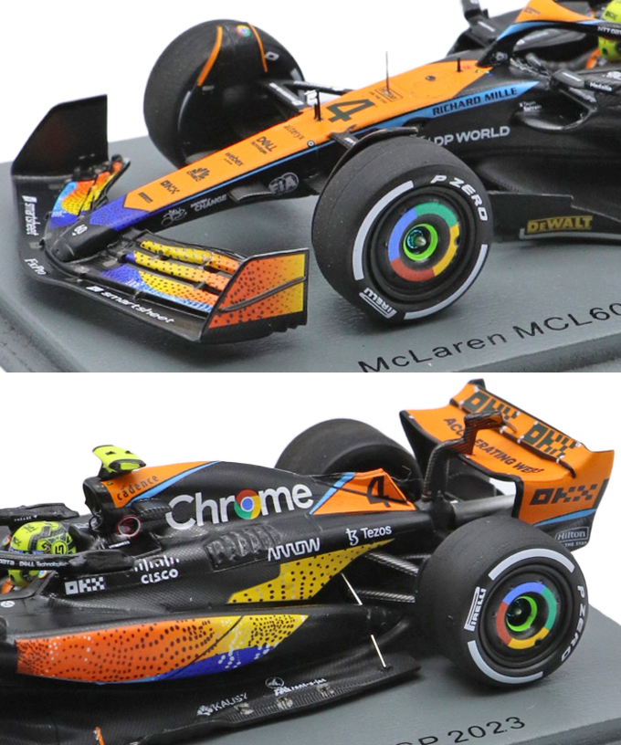 スパーク 1/43スケール マクラーレン MCL60 ランド・ノリス 2023年 アブダビGP /23f1m拡大画像